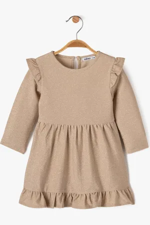 Gémo Robe à manches longues en maille pailletée bébé fille