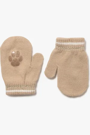 Gémo Moufles en maille avec motif antidérapant bébé fille