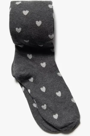 Gémo Collants chauds à motifs cœurs fille