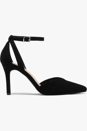 Gémo Escarpins en suédine à talon fil et bride cheville femme