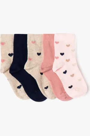 Gémo Chaussettes bébé fille modèles variés (lot de 5)