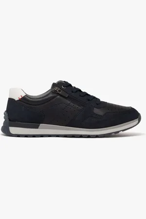 RELIFE Baskets basses à zip et lacets avec semelle confortable homme
