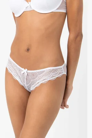 Gémo Culottes en dentelle et tulle femme (lot de 2)