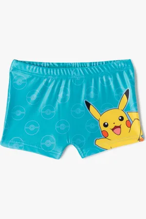 Pokemon Boxer de bain à motif Pikachu garçon -
