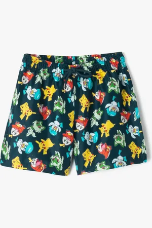 Pokemon Short de bain à motifs multicolores garçon -