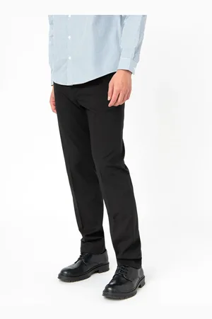 Gémo Pantalon de costume homme en toile coupe droite