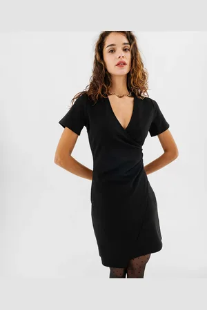 Gémo Robe à manches courtes effet drapé femme