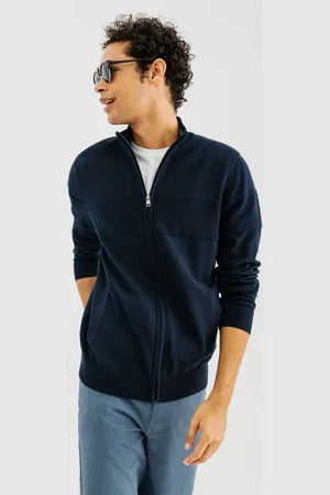 Gémo Gilet zippé en coton avec col montant homme