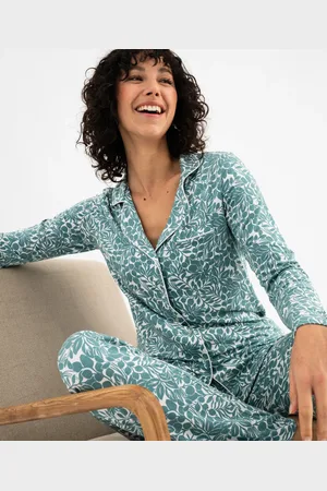 Gémo Pyjama deux pièces femme : chemise et pantalon
