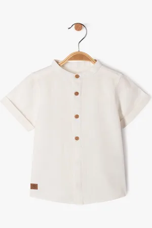 Gémo Chemise à manches courtes et col mao bébé garçon