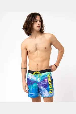 Freegun Short de bain homme détails fluo -