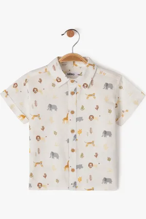 Gémo Chemise à manches courtes avec motifs bébé garçon