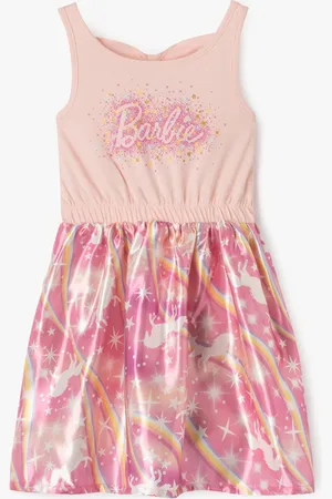 Barbie Robe avec jupe en satin et dos ouvert fille -