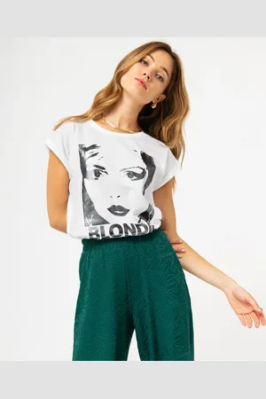 Blond Amsterdam Tee-shirt à manches courtes avec motif scintillant femme -