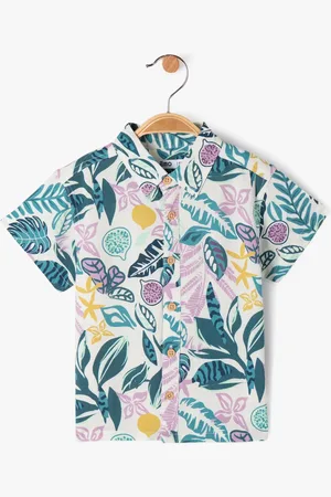 Gémo Chemise à manches courtes fluide et imprimée bébé garçon