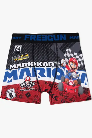 Freegun Boxer en microfibre motif Mario Kart garçon -