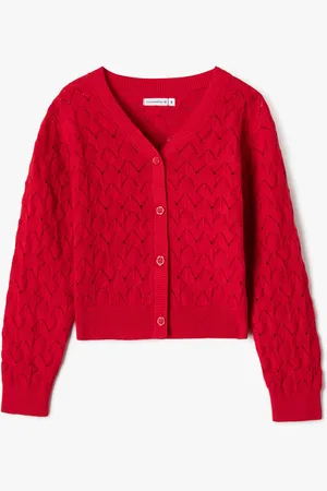 Gémo Gilet en maille fantaisie coupe courte fille - LuluCastagnette