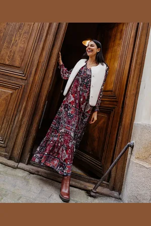 Gémo Robe longue imprimée à volants femme