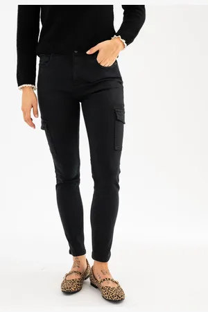 Gémo Jean cargo slim en coton stretch femme