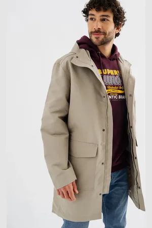 Gémo Parka à capuche avec dessus déperlant homme
