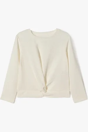 Gémo Tee-shirt manches longues effet noué fille