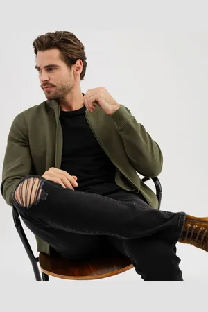 Gémo Sweat zippé en maille texturée homme