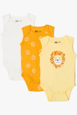 Gémo Body sans manches encolure américaine bébé garçon (lot de 3)