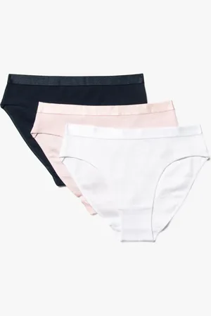 Gémo Culottes unies avec ceinture satinée fille (lot de 3)