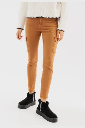 Gémo Jean cargo slim en coton stretch femme