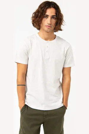 Gémo Tee-shirt manches courtes col tunisien homme
