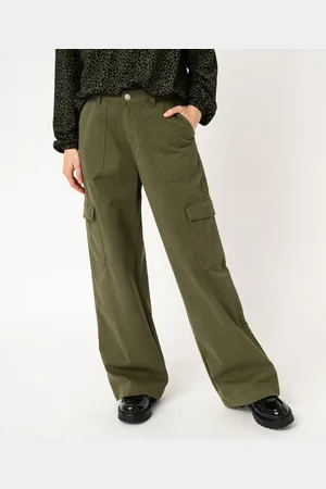 Gémo Pantalon large coupe cargo femme