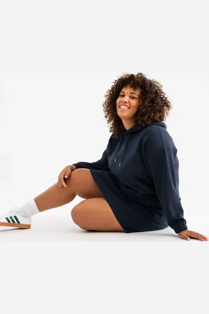 Gémo Robe-sweat à capuche en maille douce et extensible femme grande taille