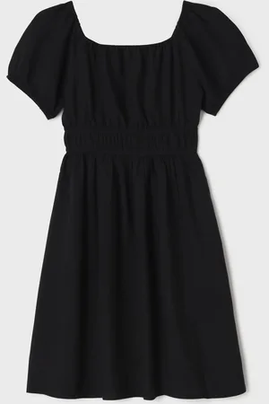Gémo Robe manches courtes col Bardot en viscose fille