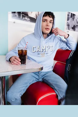 Camps Sweat à capuche en French Terry imprimé homme - United