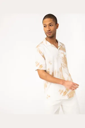 Gémo Chemise manches courtes fluide effet tie-and-dye homme