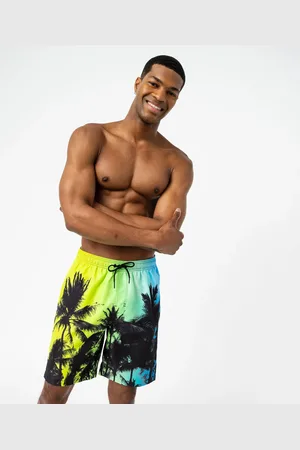 Gémo Short de surf imprimé palmiers homme