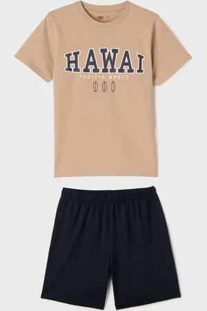 Gémo Pyjashort bicolore esprit surf garçon