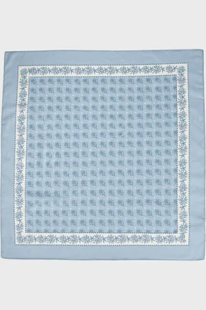 Gémo Foulard carré en coton imprimé femme