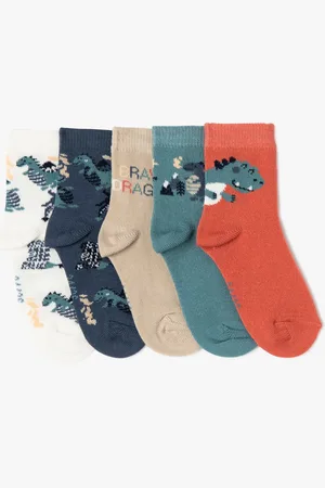 Gémo Chaussettes à motifs dragons (lot de 5) bébé garçon