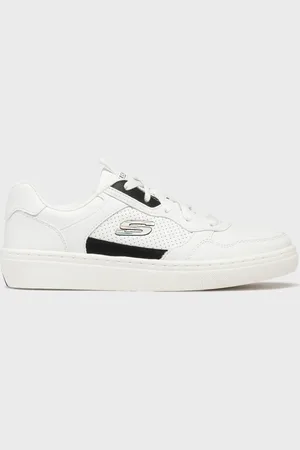 Skechers Baskets basses en matière vegan et semelle à mémoire de forme femme -