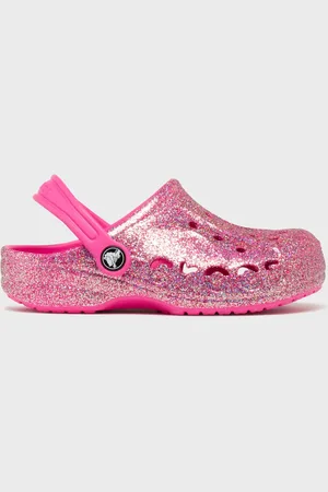 Crocs Sabots souples pailletés dessus perforé fille -