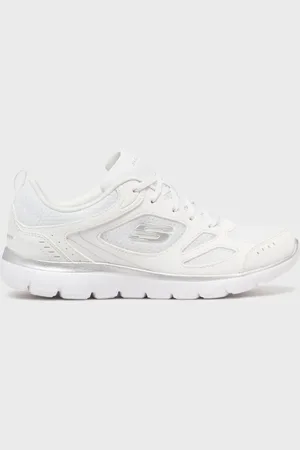 Skechers Baskets basses running en mesh avec semelle à mémoire de forme femme -