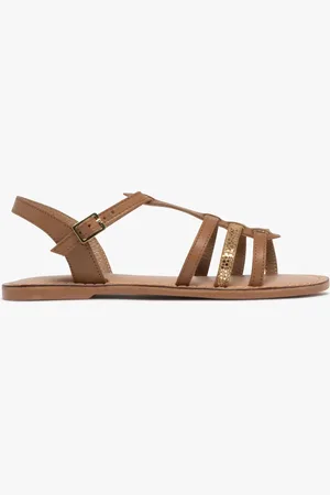 Taneo Sandales en cuir multibrides fille
