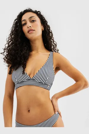 LuluCastagnette Haut de maillot de bain rayé forme triangle femme -
