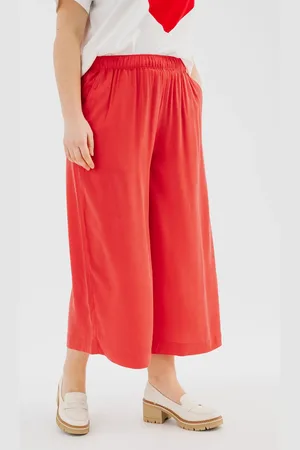 Gémo Pantacourt large en Lyocell et viscose femme grande taille