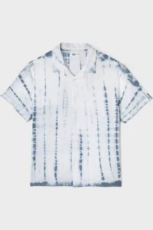 Gémo Chemise à manches courtes en viscose effet tie and dye garçon