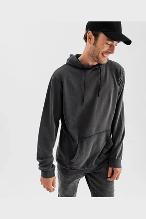 Gémo Sweat à capuche et poche kangourou délavé homme