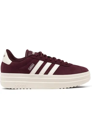 adidas Baskets en cuir VL Court bold avec semelle plateforme femme -