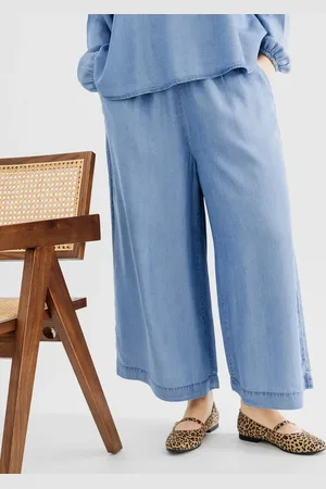 Gémo Pantacourt large en Lyocell femme grande taille