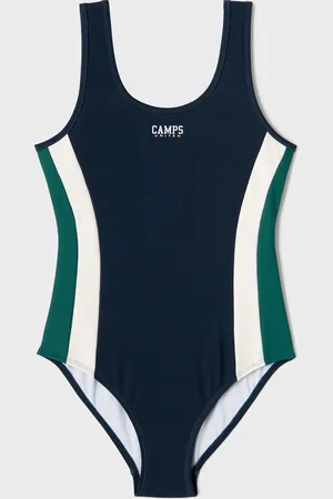 Camps Maillot de bain 1 pièce tricolore fille - United